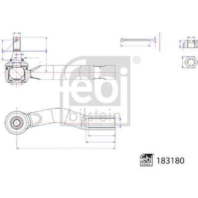 Spoorstangeind FEBI BILSTEIN 183180