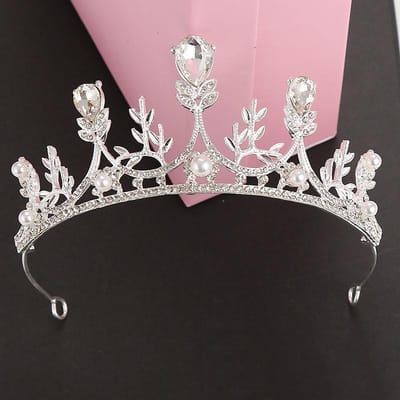 Kinder Kroon Haaraccessoires Meisjes Hoofddeksels Prinses Verjaardagskroon Meisjes Haarbanden Meisjes Koreaanse Haarbanden Strass Hoofddeksels