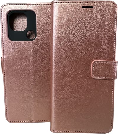 Portemonnee Book Case Hoesje Geschikt voor: Xiaomi Redmi 10C - Rosegoud