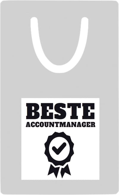 Hacebo® - Beste accountmanager metalen boekenlegger - Moeder - mama - moederdag Bladwijzer boekenleggers - 7.6 cm x 5cm