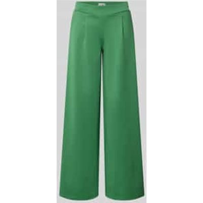 wide fit broek met viscose, model 'Kate'
