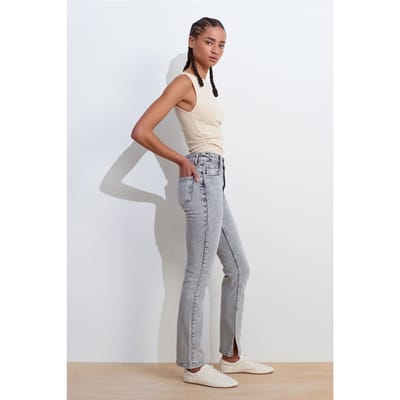 Hoge Taille Slim Rechstreeks Jeans