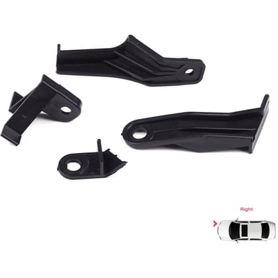 Support de réparation de support de phare BHL506, ensemble d'onglets côté droit pour Toyota Corolla MK11 berline 4 portes 2014-2016 8111002E60