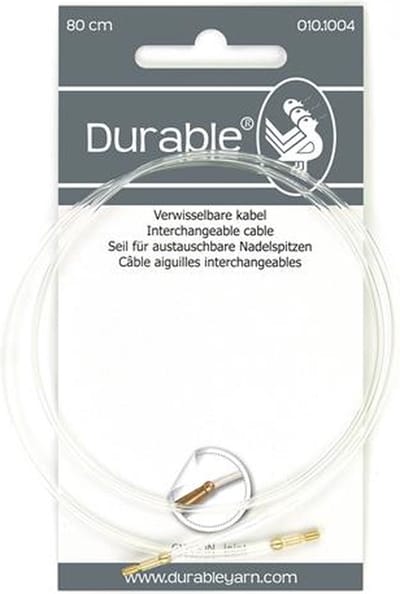 Durable 010.1004 Kabel 80cm voor verwisselbare brei- en haaknaalden