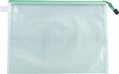 A5 Documententassen, plastic zakken met ritssluiting, 12-pack