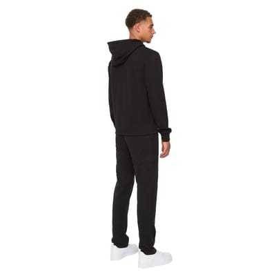 Duck and Cover Heren Optimus Volledige Rits Hoodie (Zwart)