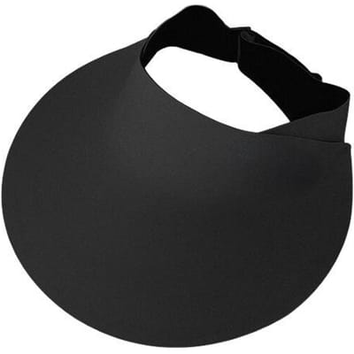 Sporenloos Geïntegreerde Zomer Ruitersport UV-bestendig Dames Opvouwbare Hemel Top Zonnehoed Grote Rand Zonbescherming Zonnehoed M（56-58cm） black