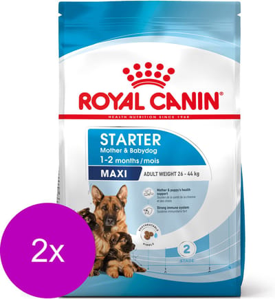 Royal Canin Maxi Starter Mother & Babydog - Puppy-Hondenvoer - 2 x 4 kg