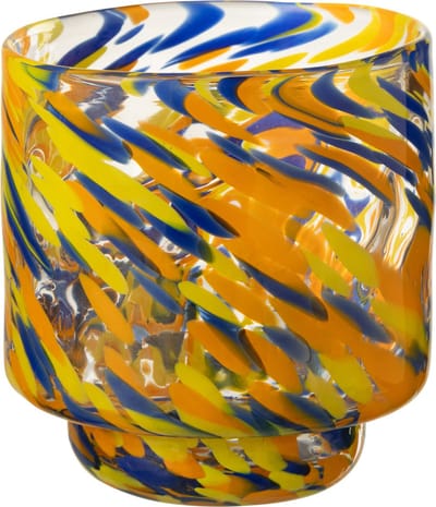 J-Line vaas Arun - glas - mix - small - Ø 15 cm