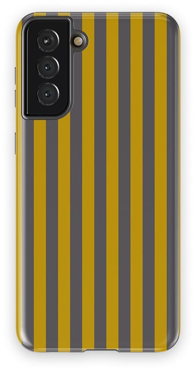 DripCase Gestreept Hoesje Samsung Galaxy S21 Plus | Backcover met Mag | Stripes Motief | Trendy Case Samsung Galaxy S21 Plus met Strepen Gravel Lane