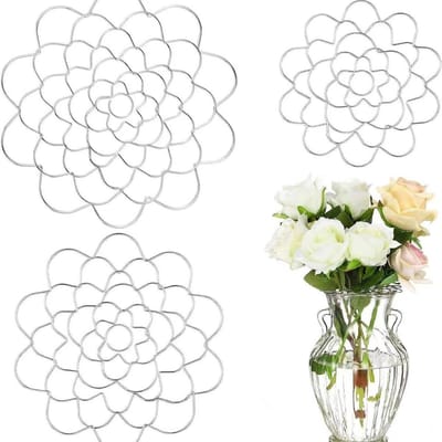 Roestvrijstalen bloemenhouders set voor perfecte bloemstukken