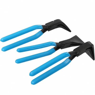 Sello! buiggereedschap set – buigtang – driedelig – ergonomisch handvat – gladde afwerking – recht – 45° – 90 – koolstofstaal