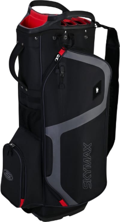 Skymax Cartbag Zwart/Rood/Grijs 2025
