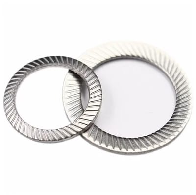 Dailygoods- Borgringen 40 Stuks - Roestvrij Staal - Sluitringen - Veiligheidsschijven - Schroeven M8 x 13 mm - Duurzaam en Corrosiebestendig