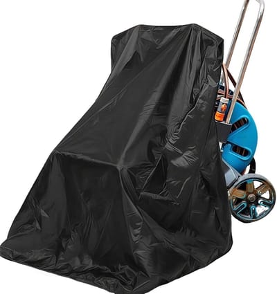 Tuinslanghaspel Hoes - Slanghaspel Beschermhoes - Tuinonderhoud - Waterdicht Oxford Materiaal - 66 x 63 x 88 cm - Grijs