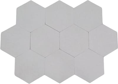 Akoestische Panelen Zeshoek Wit - Geluidsisolatie voor Woonkamer en Studio