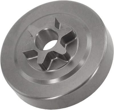 Koppelingstrommel tandwiel, 3/8" pitch 6-tanden metalen kettingwiel, compatibel met echo CS300 CS301 CS340 CS341 CS345 CS346 CS3000 Vervangt 17500539132
