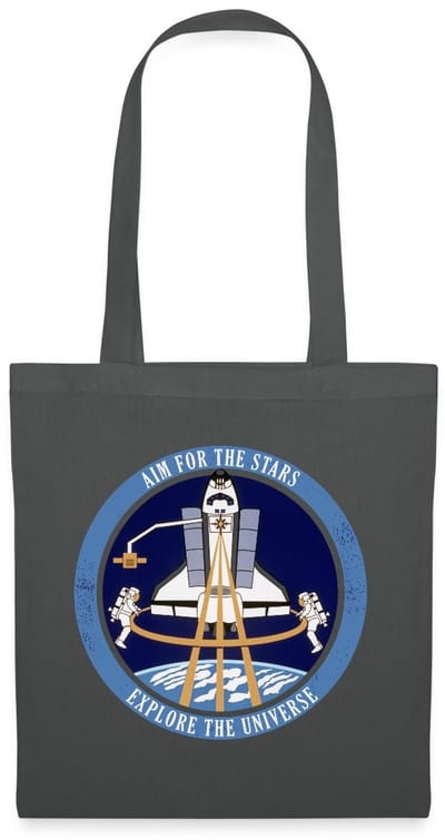 NASA Aim For The Stars Tas Van Stof Schoudertas