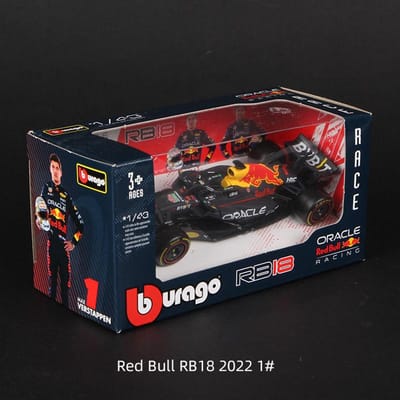 Bburago 1:43 Verstappen F1 Modèle de Voiture en Alliage Red Bull Racing Rb16B Rb19 Rb20 Rb21 Jouet Statique Moulé sous Pression