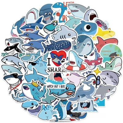 Dailygoods- Oceaanstickers 50 Stuks - Vinylstickers - Waterdichte