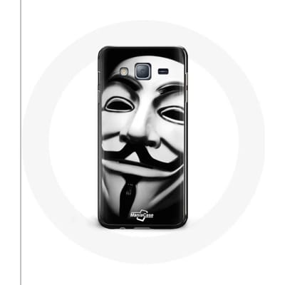 Coque pour Samsung Galaxy j3 2016 Nous sommes légion masque anonyme