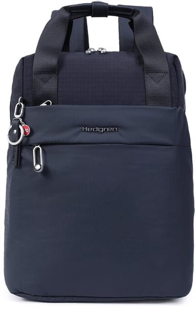 Hedgren RAPPU – Rugzak 15" – Laptopvak – RFID-bescherming – Regenhoes geïntegreerd – Smart Sleeve – Waterafstotend gerecycled materiaal – 13,5 L –Vulcan Blau