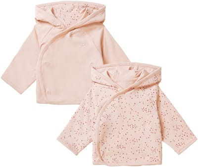 Noppies Naper Omkeerbaar Vest - Allover Print Rose Smoke - Mt. 56