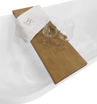 Wiesbaden OAK Badplanchet Strak 80 x 20 x 3 cm