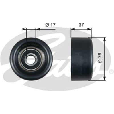 Rondsel/geleiderpoelie, V-riem GATES T38028