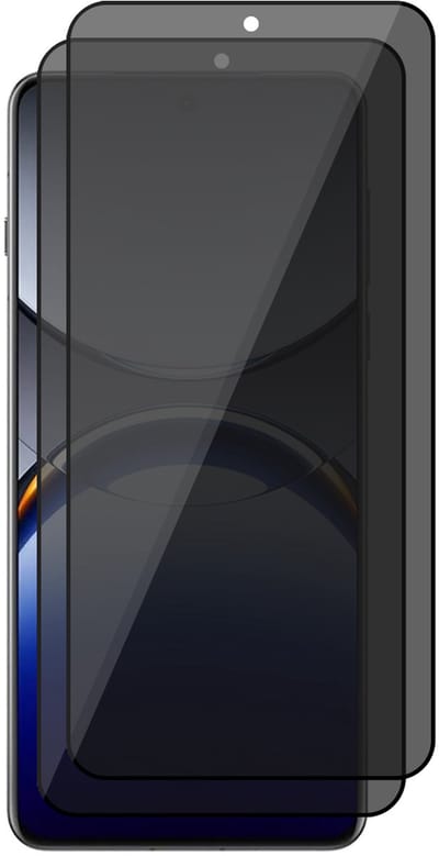 Privacy Screenprotector geschikt voor Oppo Find X8 - 2x Volledig Dekkend Glas Screen Protector