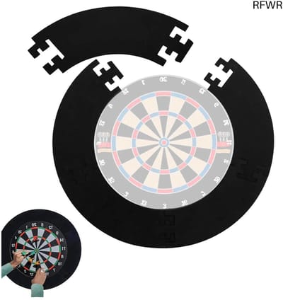 RFWR® Dartbord Beschermring voor Optimale Muurbescherming - EVA Catchring voor Dartborden