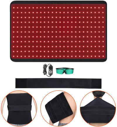Lifero Rood Licht Therapie - Infrarood Verwarming Mat - Pijnverlichting, Ontspanning - Red Light Therapy - Infrarood Therapie
