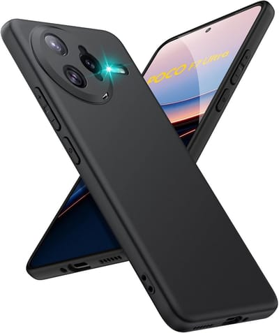 Zwart Dun TPU Hoesje Geschikt voor Xiaomi Poco F7 Ultra | Back Cover | Lichtgewicht | Ultra Dun | Flexibel | Zacht
