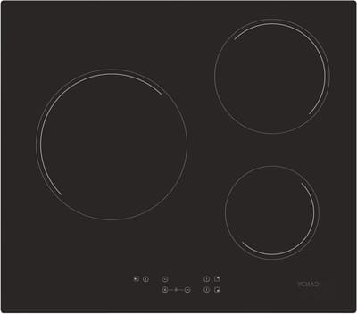 Keramische Kookplaat - Elektrische Kookplaat - Thuis Koken - 3 Kookzones - 59x52x5CM - Zwart