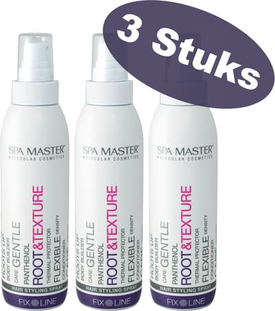 Spa Master - Heat Protection & Hair Styling Spray - Hittebescherming voor alle haartypes - Salonkwaliteit voor thuis - Voordeelverpakking 3 Stuks