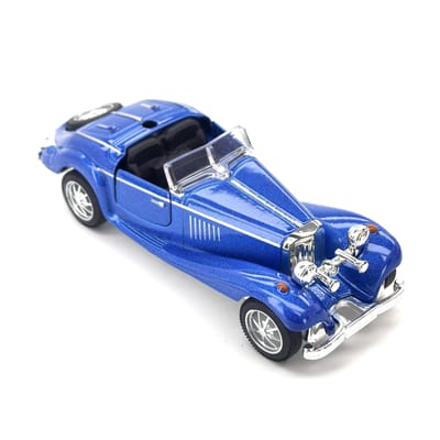 Modèle de Voiture de Sport en Alliage pour Enfants, Voiture à Tirer, Avec Portes Ouvrables, Jouet de Course pour Garçons et Bébés blue