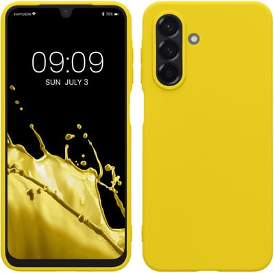 kwmobile telefoonhoesje geschikt voor Samsung Galaxy A26 5G - Hoesje voor smartphone - Back cover in stralend geel