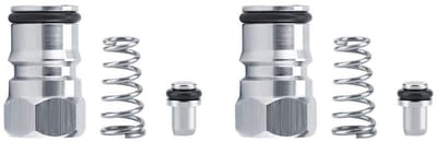 Dailygoods- Kegger Set - Roestvrij Staal - Ball Lock Post - Gas/Liquid Koppeling - Thread 19/32 - Inclusief 2 Stators - Bierfust