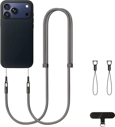 Universele Verstelbare Telefoonkoord Crossbody – Anti-Verlies & Valbeveiliging – Schouder- en Nekriem voor Smartphone Hoesjes - Grijs