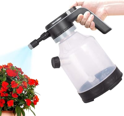 Elektrische spuitfles - Sproeier machine - Tuin onderhoud - Draadloze bediening - 3L capaciteit - Transparant