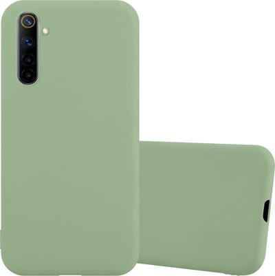 Cadorabo Hoesje geschikt voor Realme 6 4G / 6s in CANDY PASTEL GROEN - Beschermhoes gemaakt van flexibel TPU silicone Case Cover