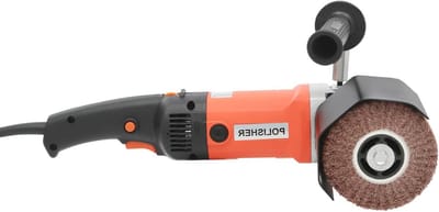Polijstmachine 1400W - Handpolijster Krachtig - Oppervlakken Bewerken - Verstelbare Snelheid - 46cm Lengte - Zwart Oranje
