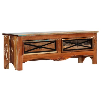 vidaXL - Tv-meubel - 120x30x40 - cm - massief - gerecycled - hout