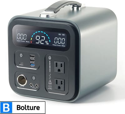Bolture Stroomgenerator - Draagbare Aggregaat - Powerstation - Accugenerator - 550 Wh - 240 V - 1000 W