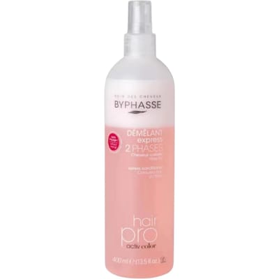 Byphasse, Pro Color, Après-shampoing sans rinçage pour cheveux, Améliore la couleur, 400 ml