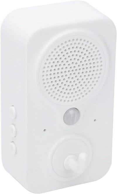 Draadloze Deurbel met Bewegingssensor en Opneembare Stem, Eenvoudige Installatie, USB Aansluiting, Batterijlevensduur tot 3 Maanden