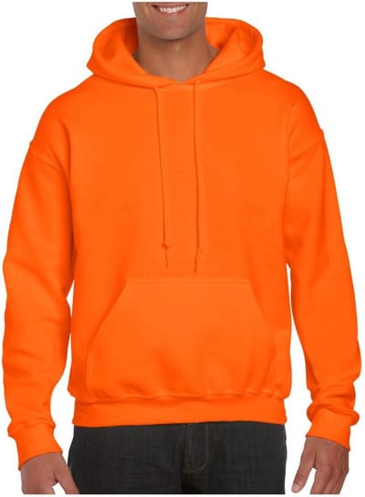 Fruit of the Loom - Kids` Premium Hooded Sweat - Heather Grey - 116 (5-6)