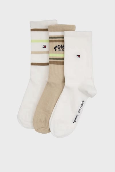Tommy Hilfiger - 3 Paar Sportkousen - Sand - 27/30