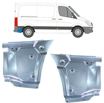 Reparatiepaneel achterspatbord voor Volkswagen Crafter 2005-2017