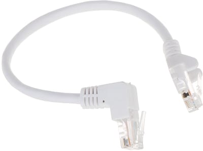 CAT5E Netwerkkabel - RJ45 - wit - 0.25 m